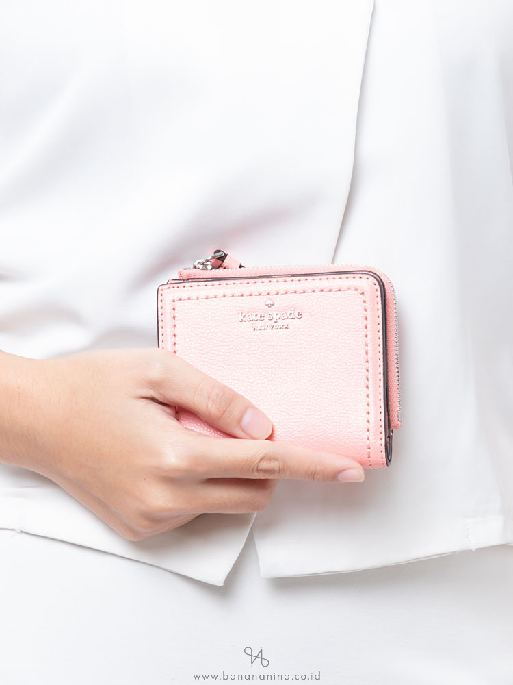KATE SPADE Patterson Drive Small L-Zip Bifold Wallet Sunset Daze