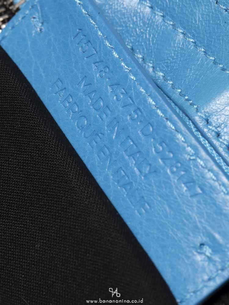 BALENCIAGA Classic Silver City Blue Azur