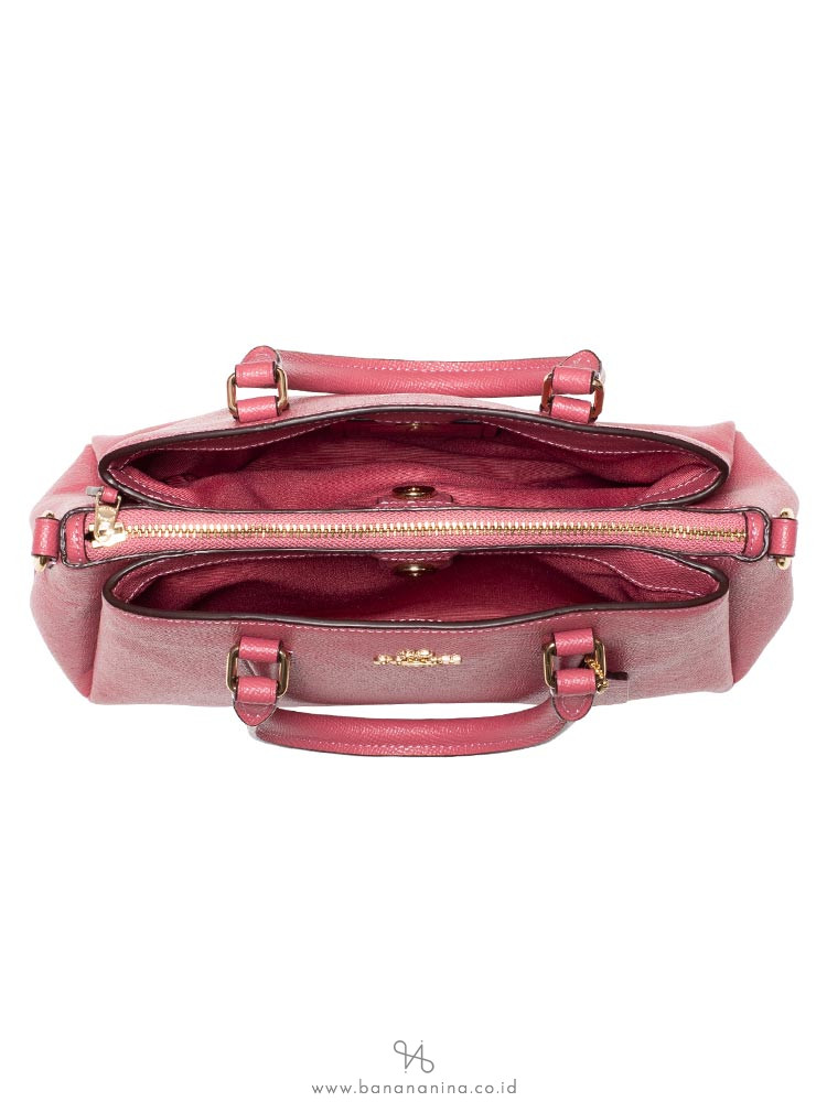 COACH 28977 Crossgrain Mini Sage Carryall Strawberry