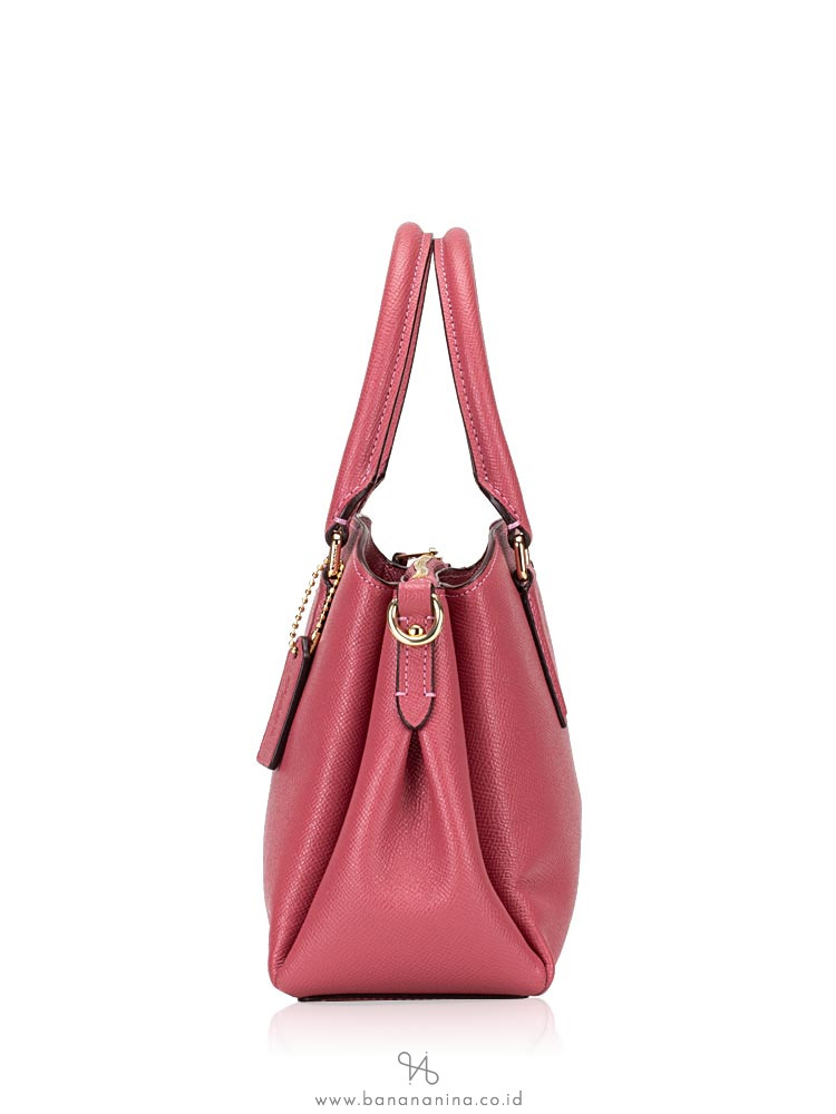 COACH 28977 Crossgrain Mini Sage Carryall Strawberry