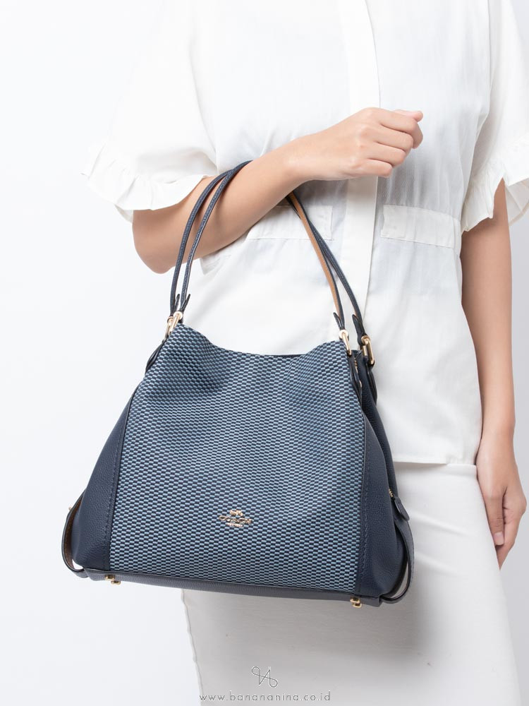 COACH 28895 Legacy Jacquard Edie 31 Midnight Navy