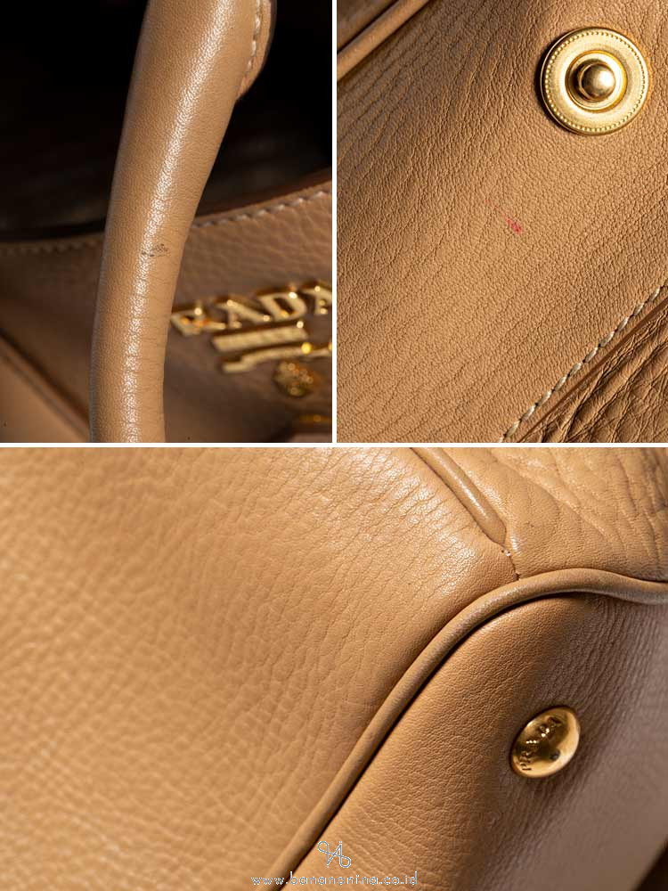 PRADA BR4482 Vitello Daino Toteo Sughero