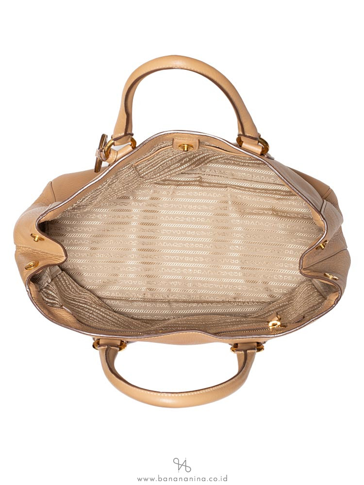 PRADA BR4482 Vitello Daino Toteo Sughero