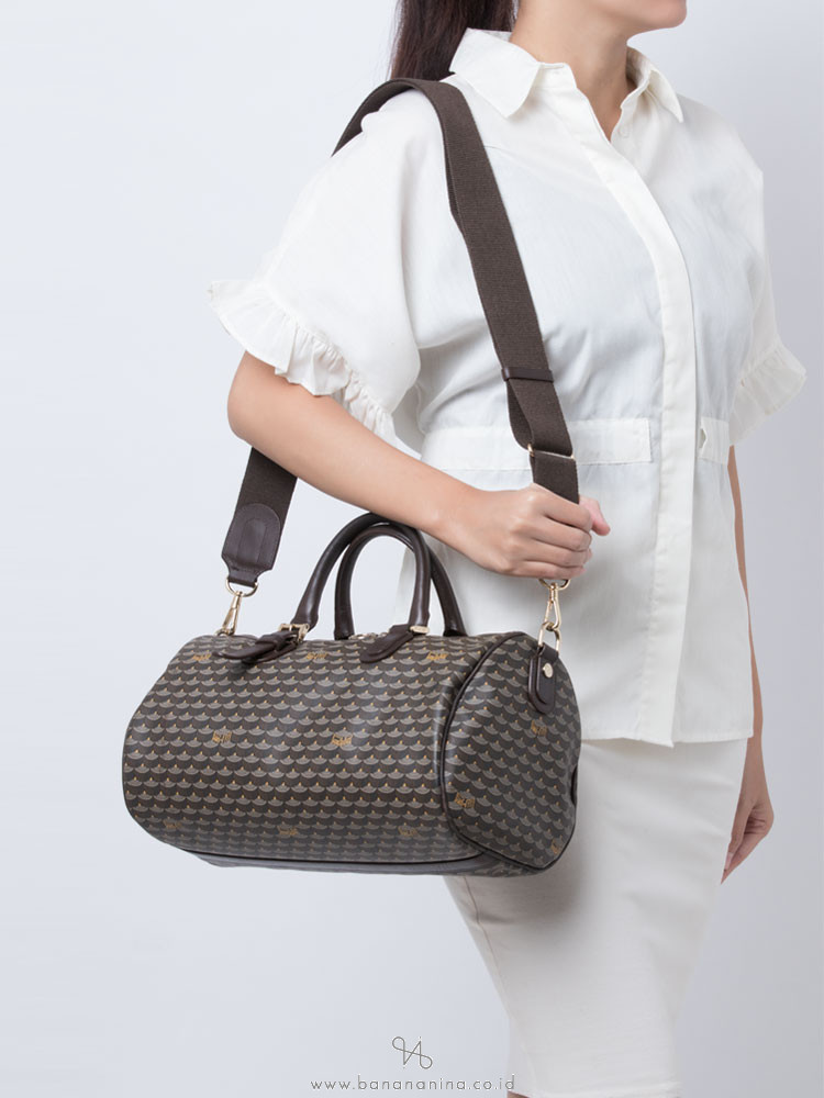 FAURE LE PAGE Le 35 Duffle Bag Dark Brown