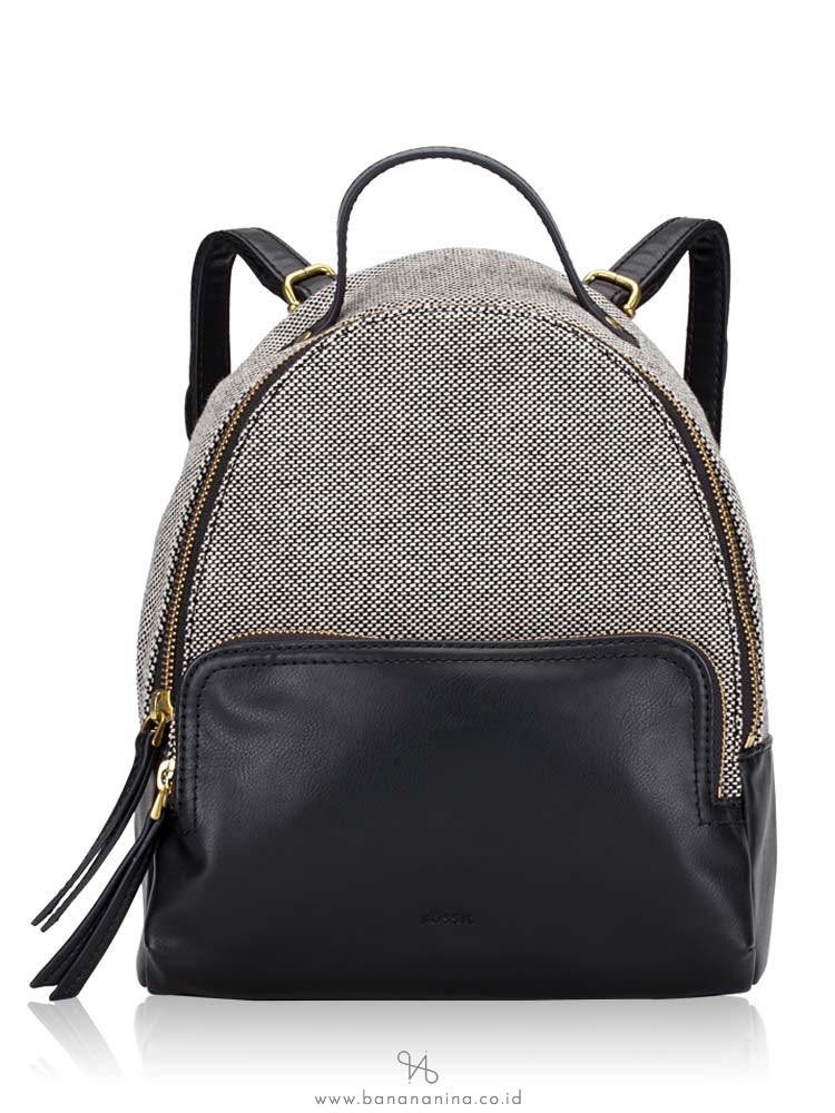 FOSSIL SHB2326005 Felicity Backpack Black White