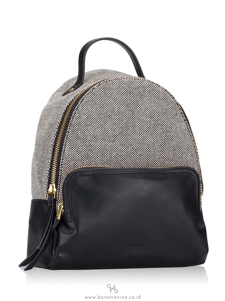 Fossil SHB2326005 Felicity Backpack Black White