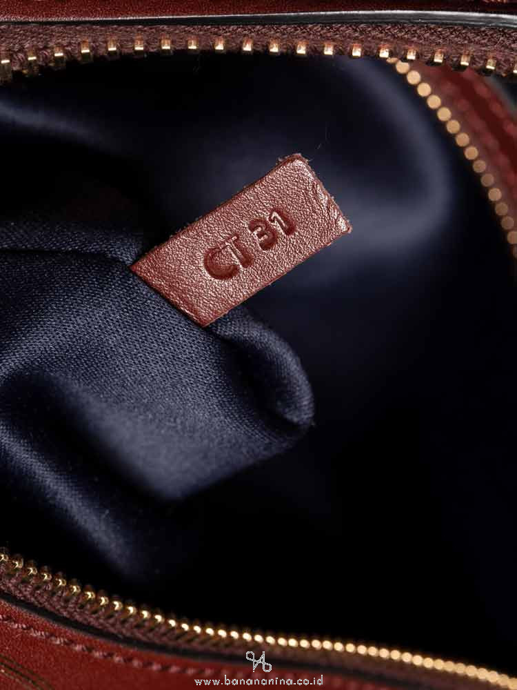 TOD'S Sella Small Bowler Bag Navy Blue