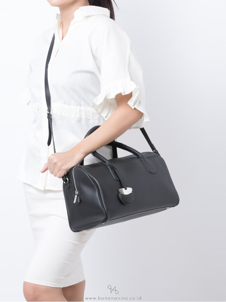 SALVATORE FERRAGAMO Rilva Satchel Black