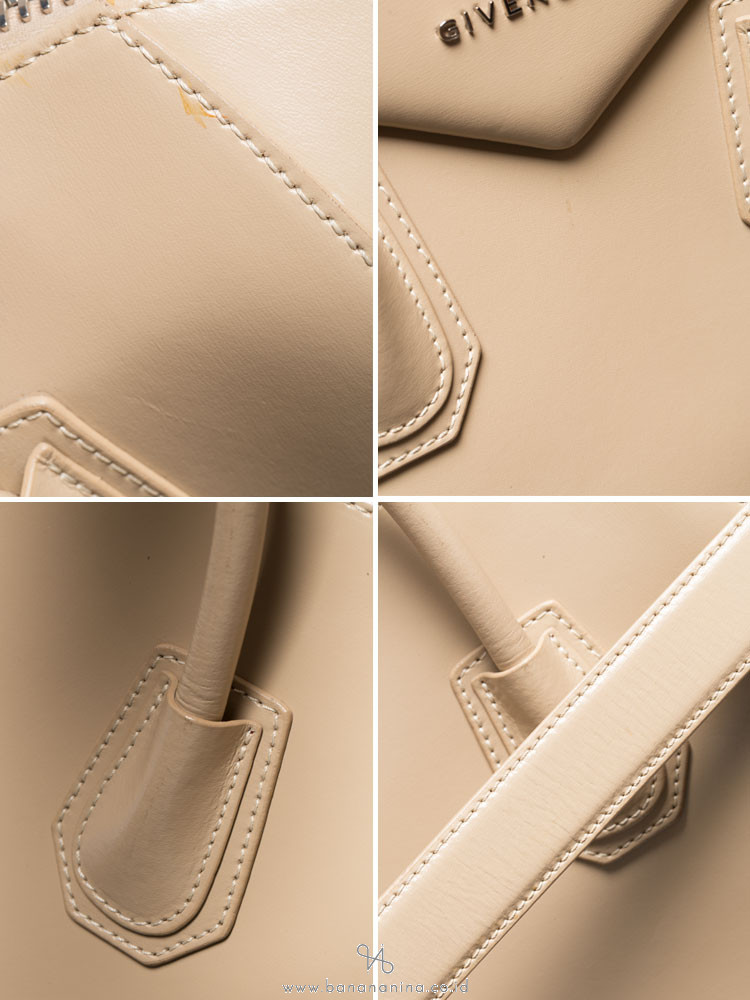 GIVENCHY Shiny Lord Medium Antigona Light Beige