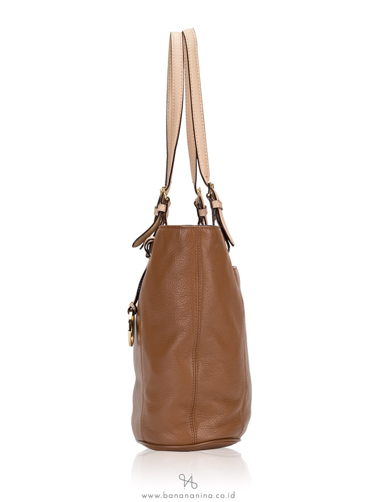 MICHAEL KORS Jet Set Item Large Leather Tote Luggage