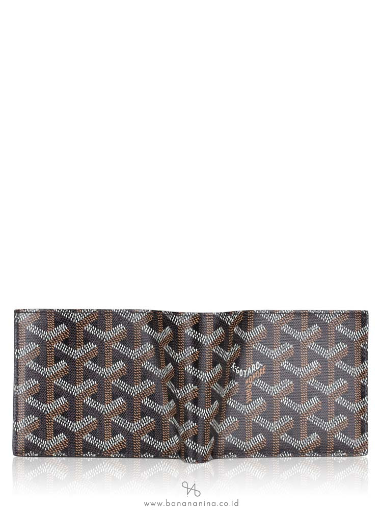 GOYARD Goyardine Victoire Bifold Wallet Black