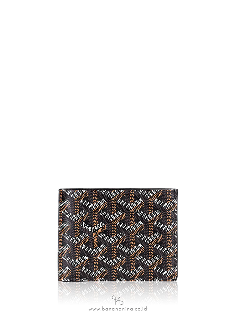 GOYARD Goyardine Victoire Bifold Wallet Black