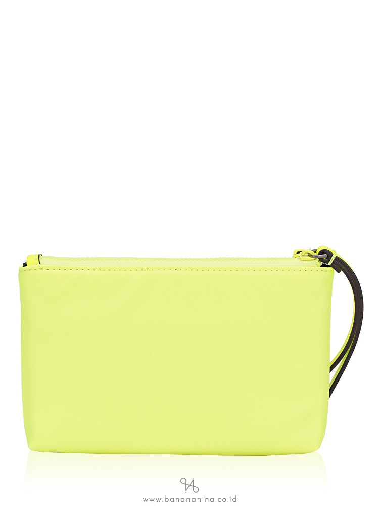 KATE SPADE Jae Medium Double Zip Wristlet Radiant Yellow