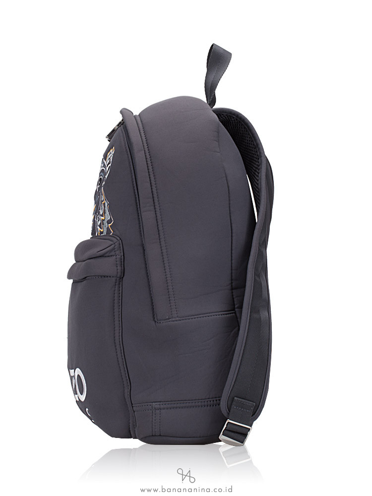 KENZO Tiger Large Neoprene Backpack Grey