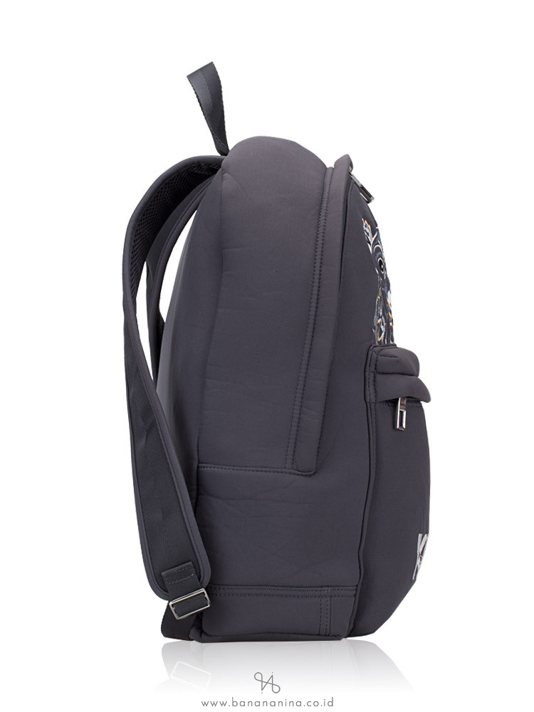 KENZO Tiger Large Neoprene Backpack Grey