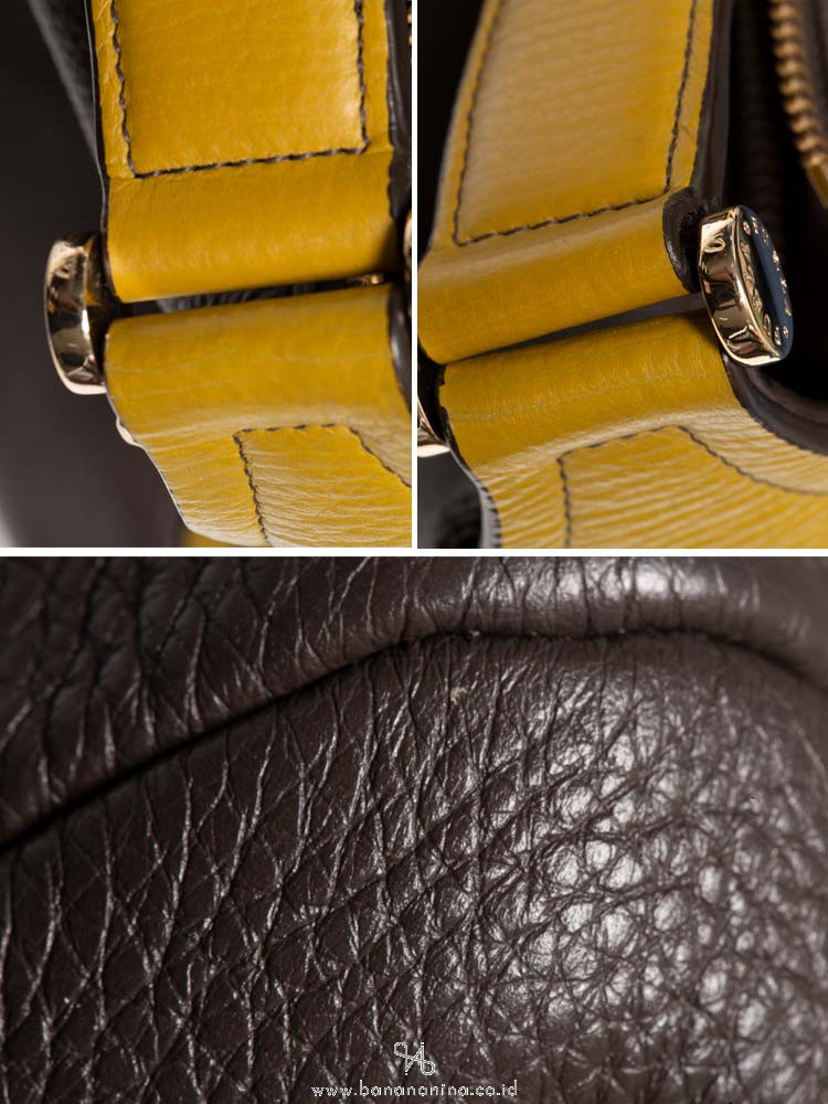 FURLA Cindy Medium Hobo Chocolate Lime