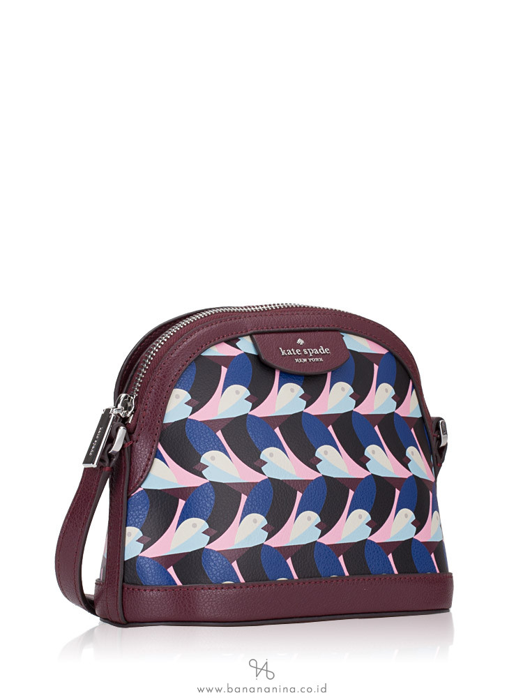 KATE SPADE Sylvia Geo Birds Dome Crossbody Multi