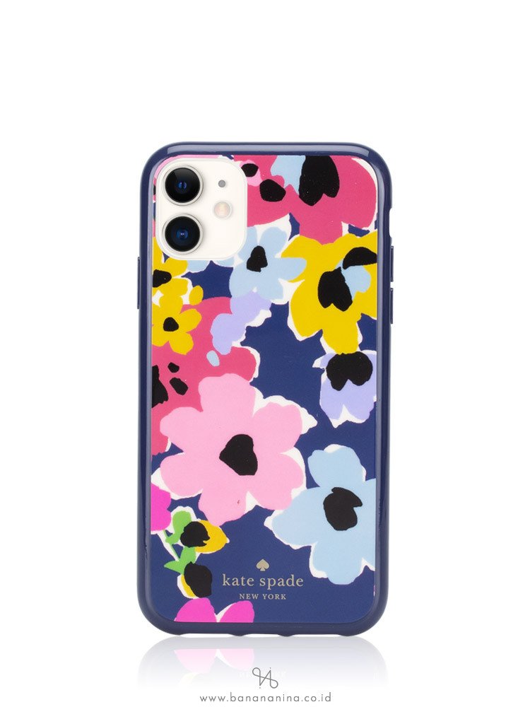 KATE SPADE iPhone 11 Wildflower Bouquet Case Blue Multi