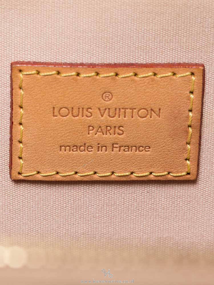 LOUIS VUITTON Monogram Vernis Alma PM Rose Florentine