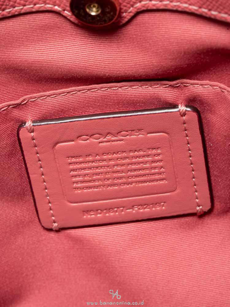 COACH 32197 Crossgrain Glitter Brooke Carryall Peony