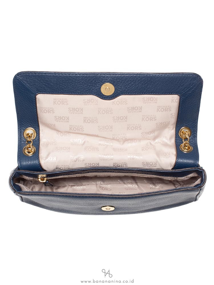 MICHAEL KORS Hamilton Small Shoulder Flap Admiral