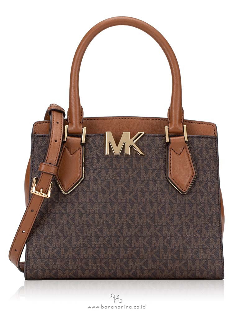 MICHAEL KORS Mott Signature Medium Messenger Brown