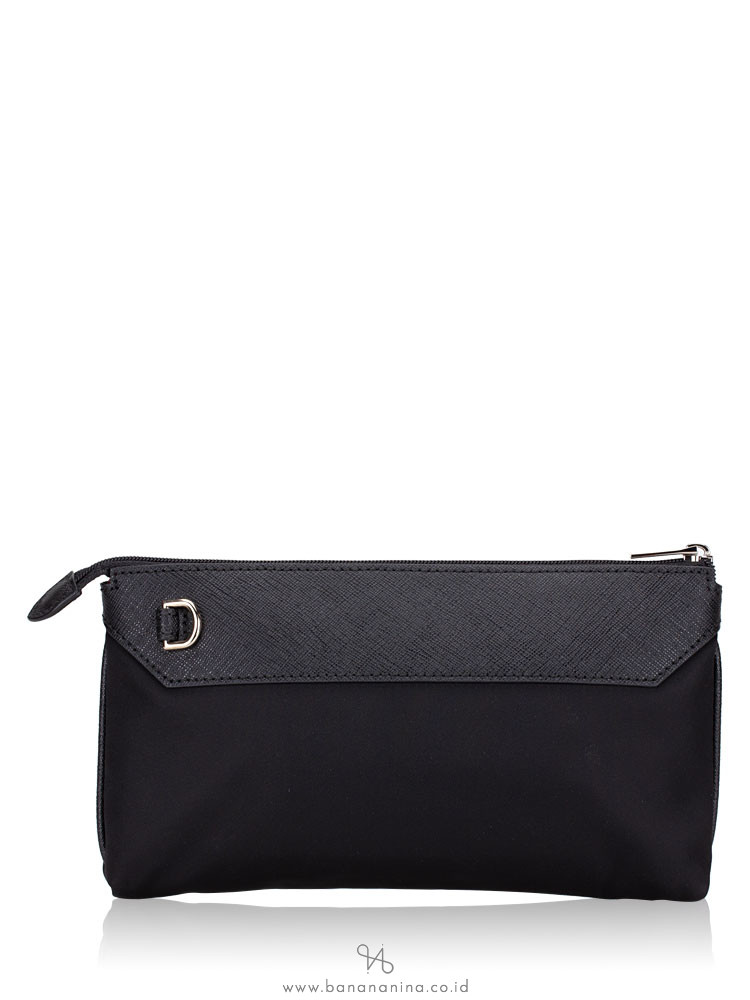 BALLY Men Teryer Fabric Pouch Black Red