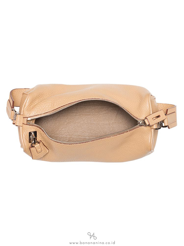 PRADA BR0093 Daino Box Mini Shoulder Bag Sabbia