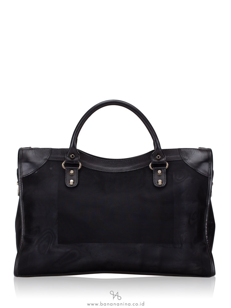 BALENCIAGA Classic Mesh City Black