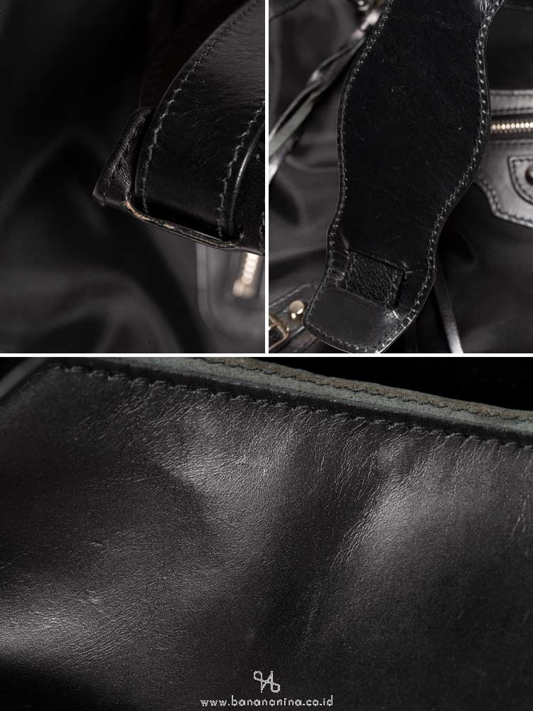 BALENCIAGA Classic Mesh City Black