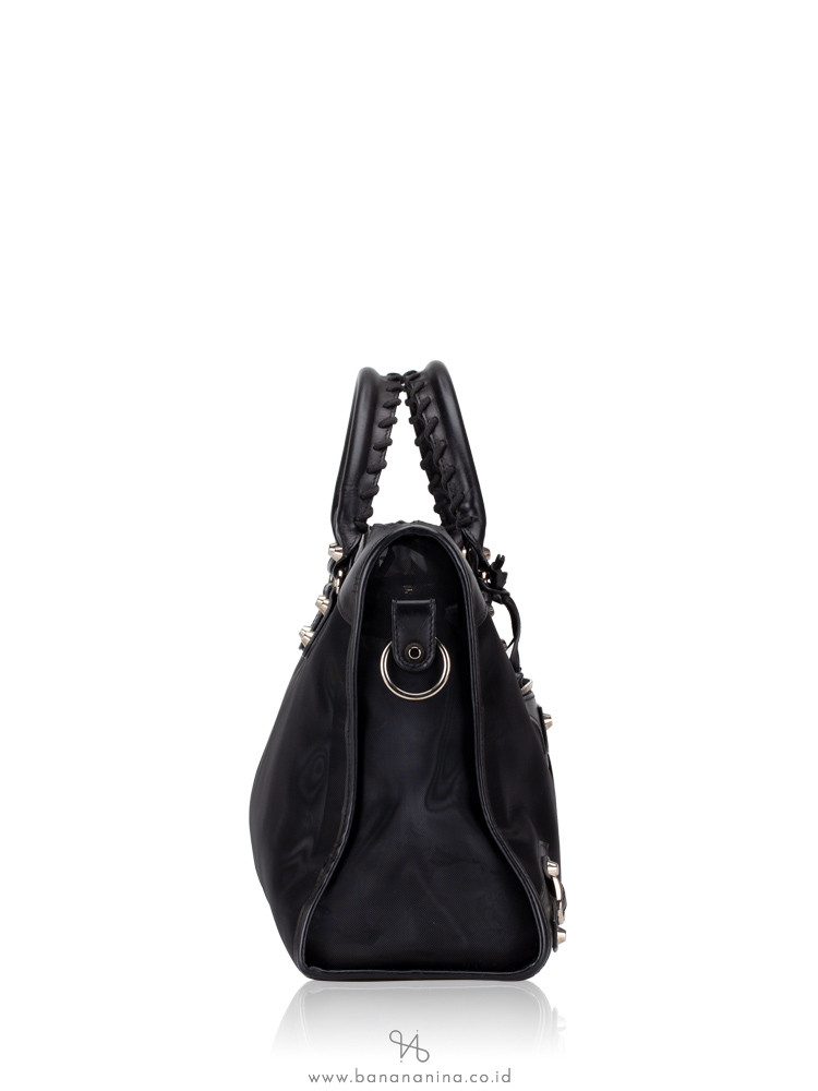 BALENCIAGA Classic Mesh City Black