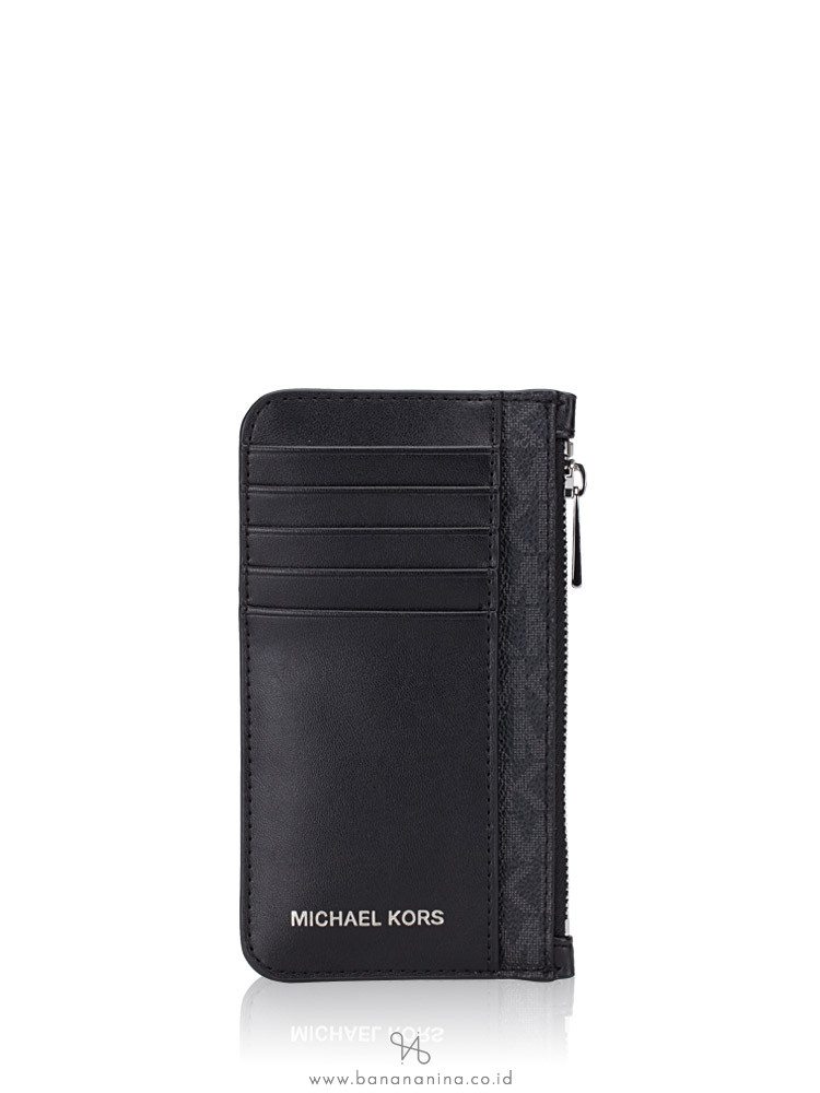 MICHAEL KORS Signature Gifting Long Zip Wallet Black
