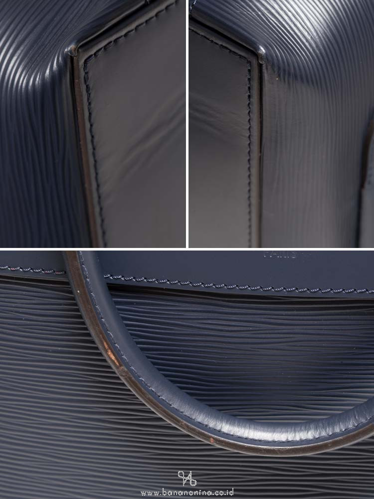 LOUIS VUITTON Epi Brooks Briefcase Navy