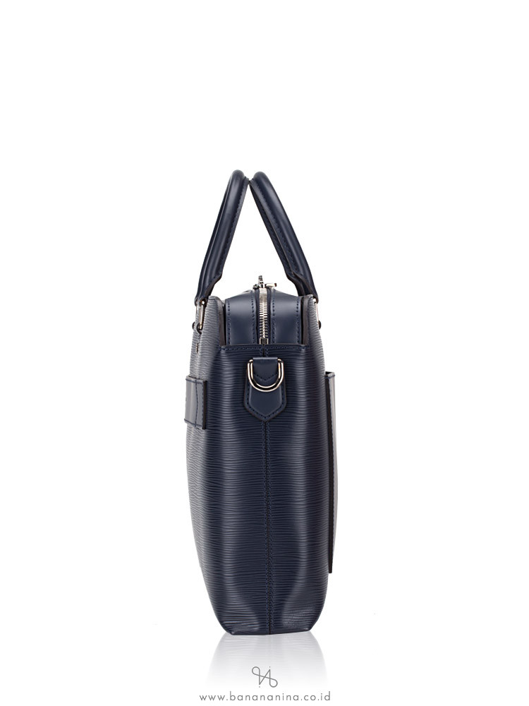 LOUIS VUITTON Epi Brooks Briefcase Navy