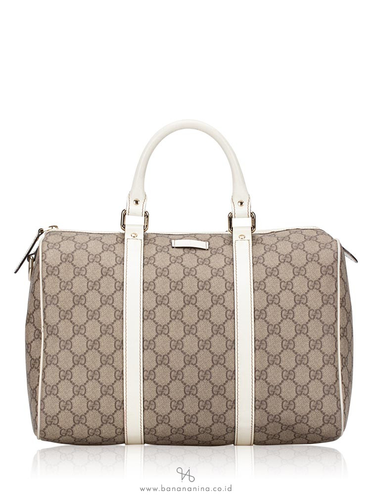 GUCCI GG Plus Medium Joy Boston Beige White