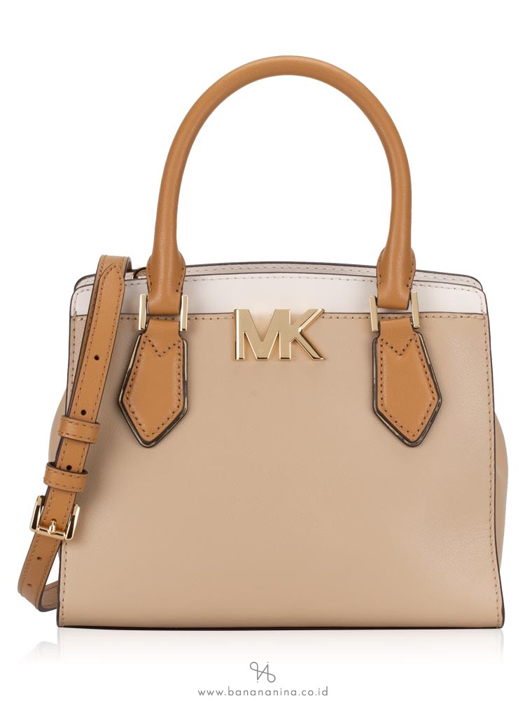 MICHAEL KORS Mott Medium Messenger Bisque Multi