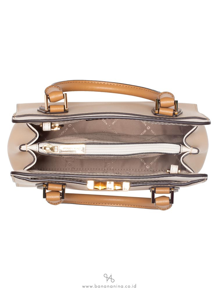 MICHAEL KORS Mott Medium Messenger Bisque Multi