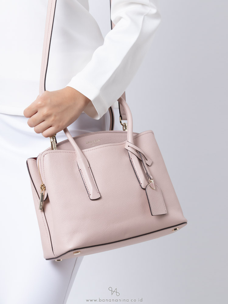 KATE SPADE Margaux Medium Satchel Pale Vellum