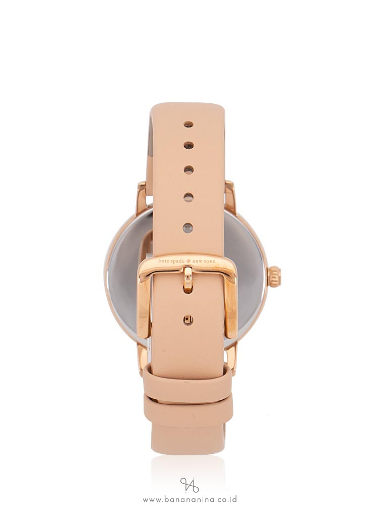 KATE SPADE KSW1472 Metro Scallop Leather Watch Nude
