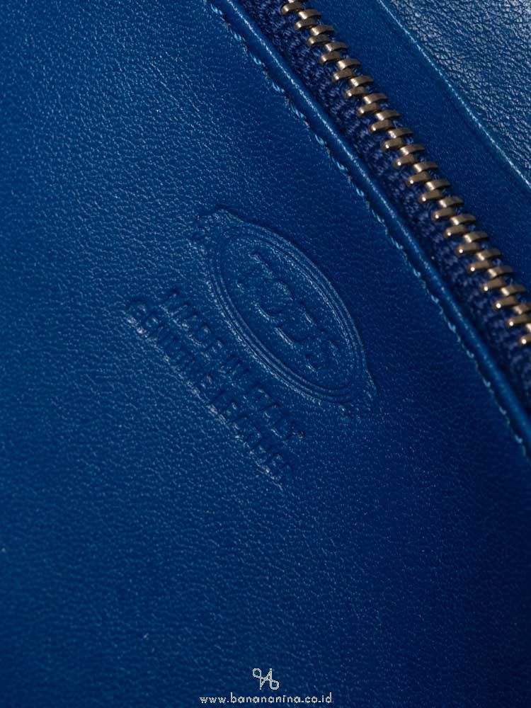 TOD'S Signature Embossed Wallet Blue