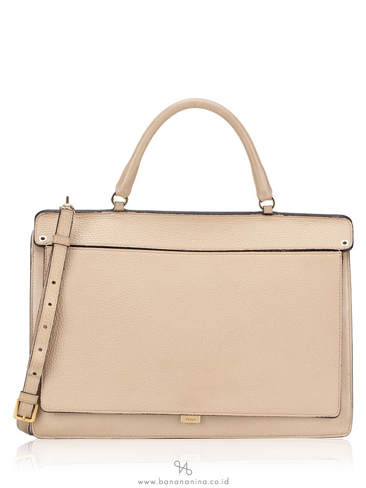 FURLA Like Large Top Handle Cognac