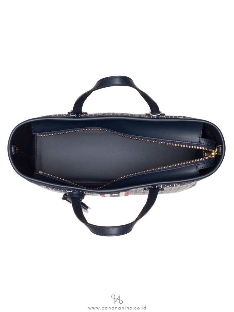tory burch gemini link tote navy