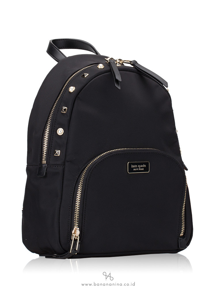 Kate Spade Dawn Studded Medium Backpack Black