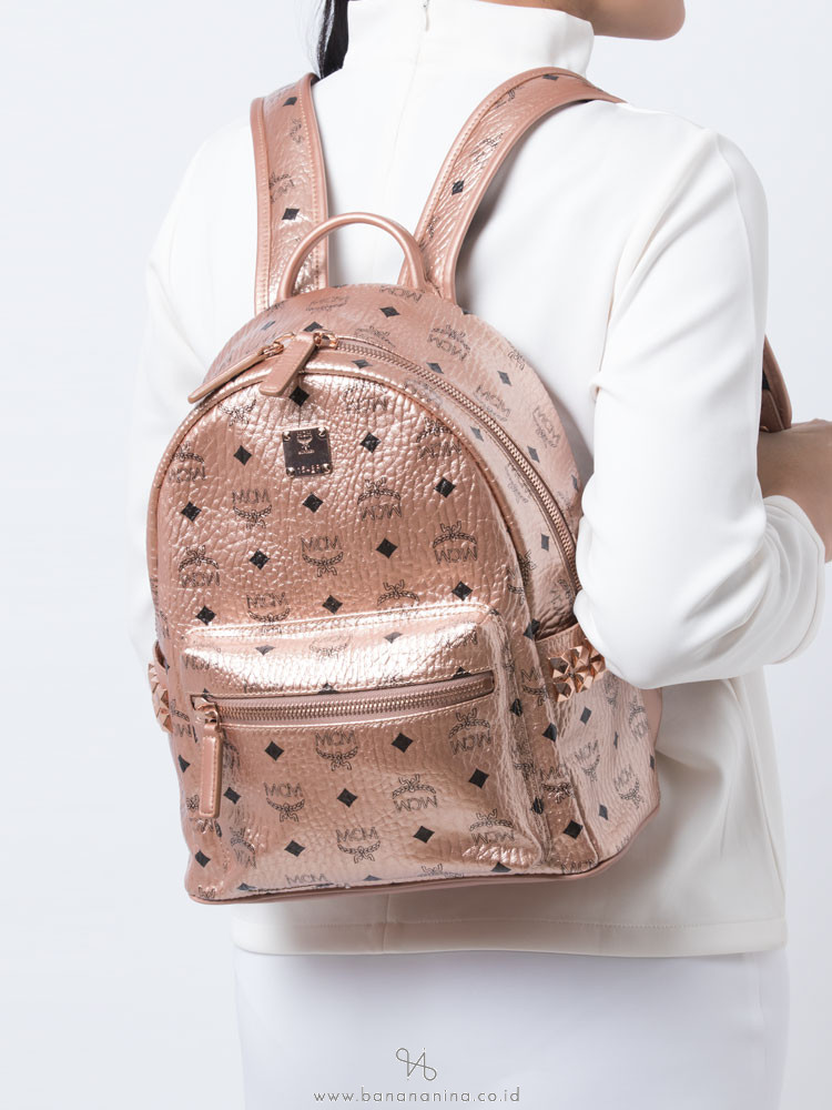 Mcm Backpack Rose Gold Factory Sale, 59 