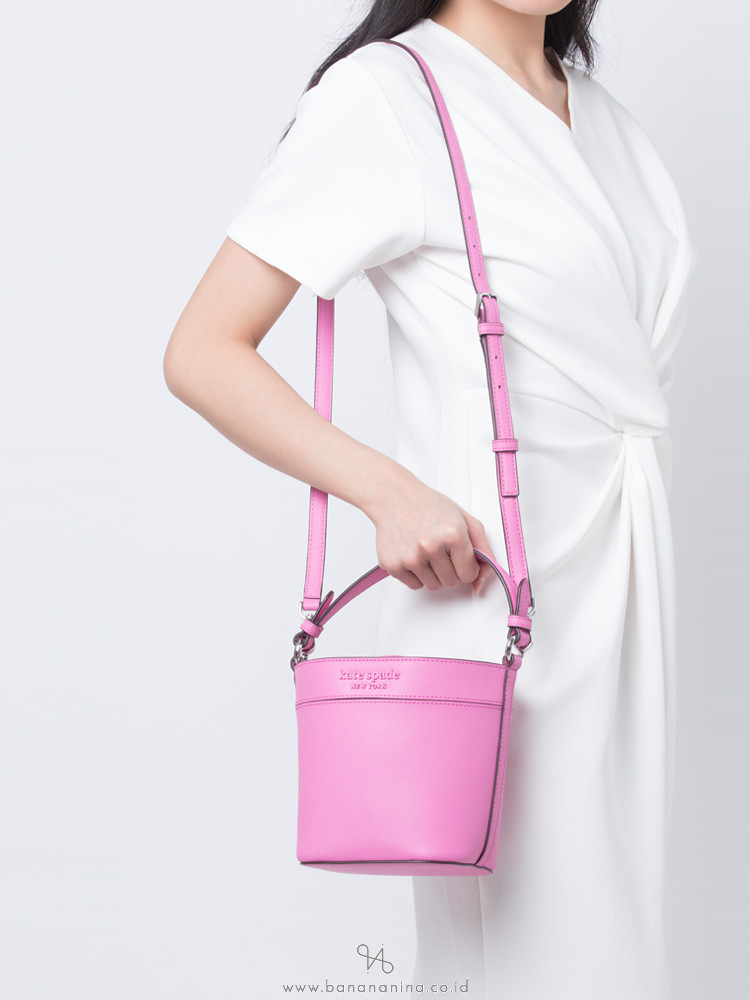 kate spade cameron monotone small bucket bag