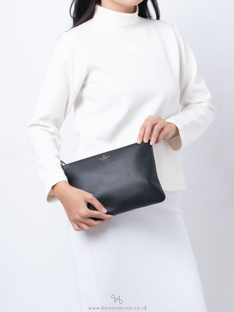 Kate spade jackson large zip pouch clearance