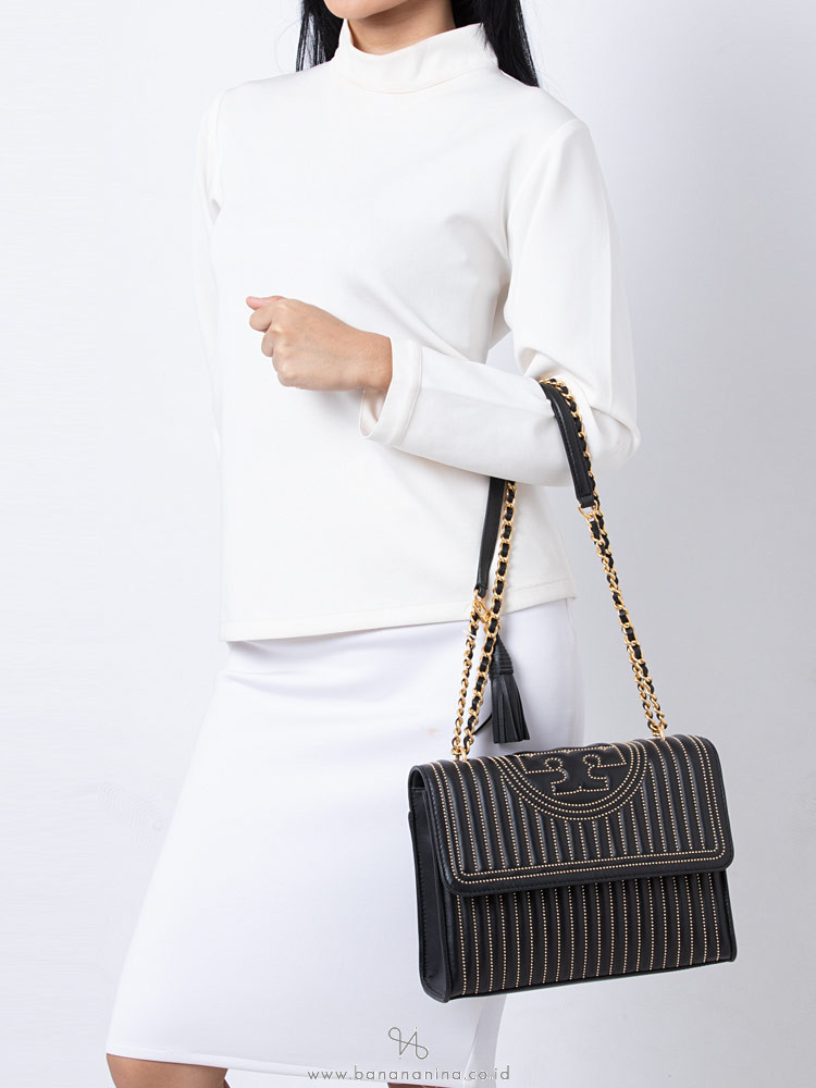tory burch studded fleming