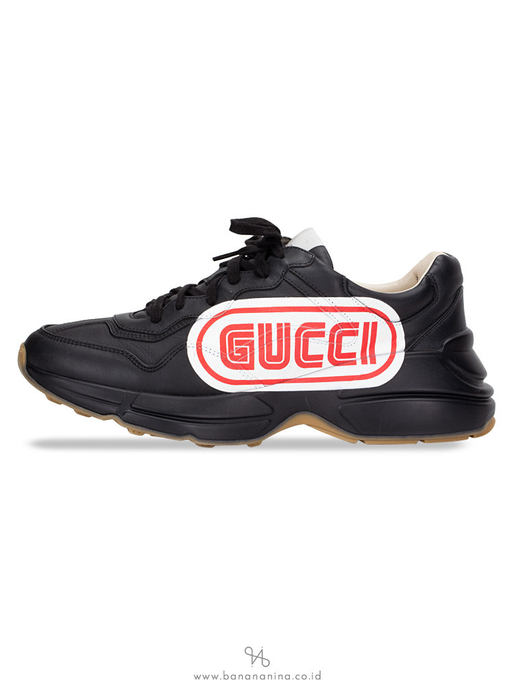 gucci rhyton sneaker black