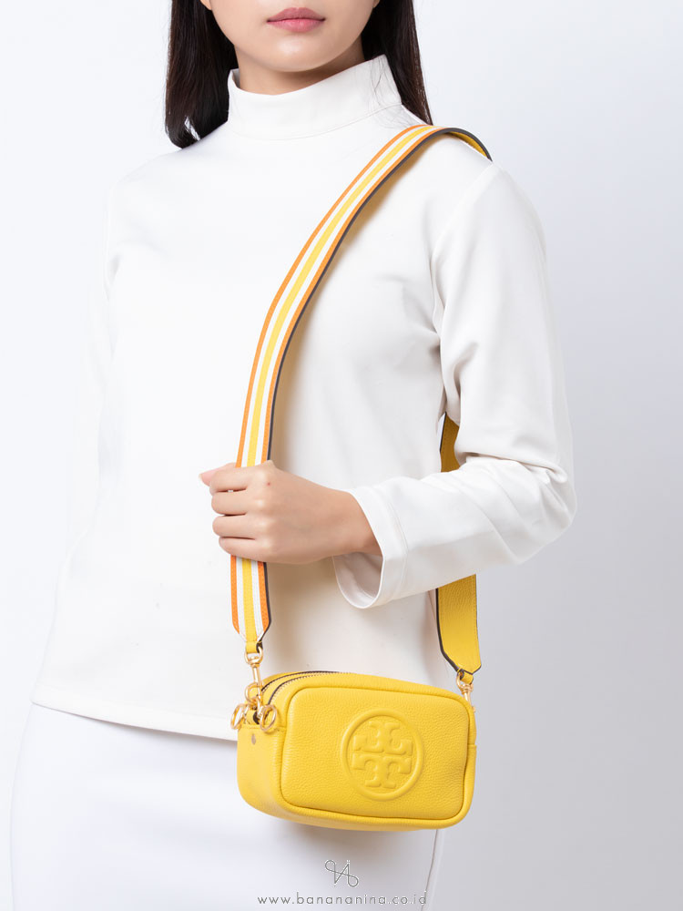 perry bombe pieced strap mini bag