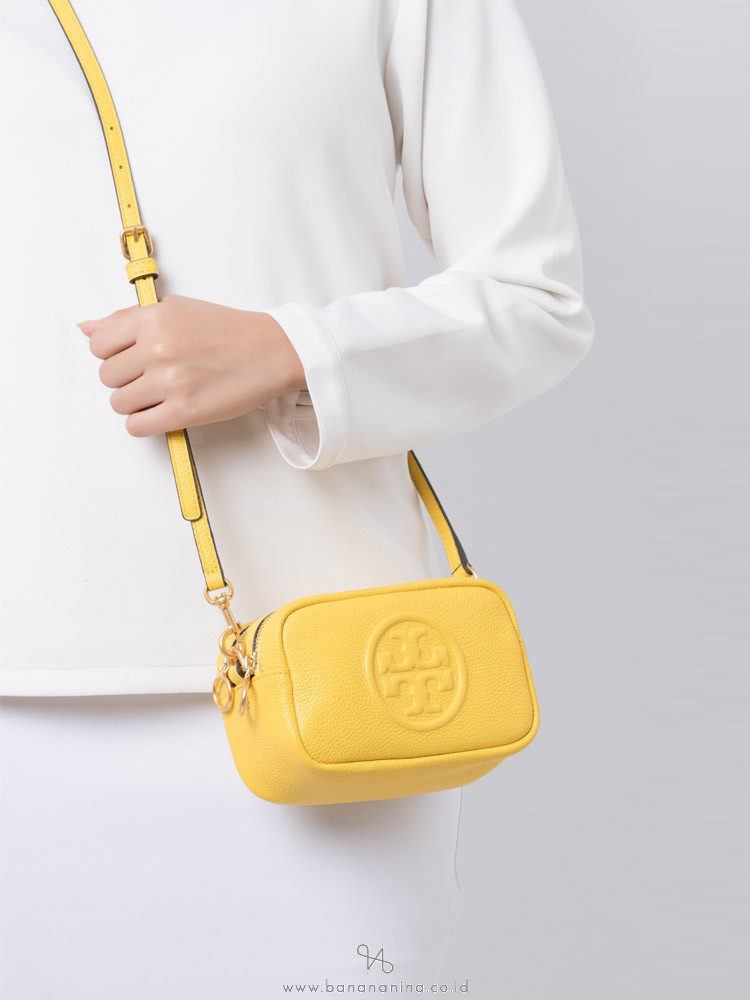 perry bombe pieced strap mini bag
